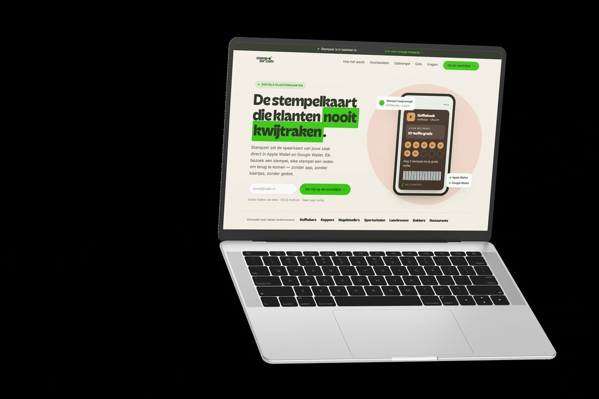stampzer.com — digitale stempelkaarten in Apple & Google Wallet